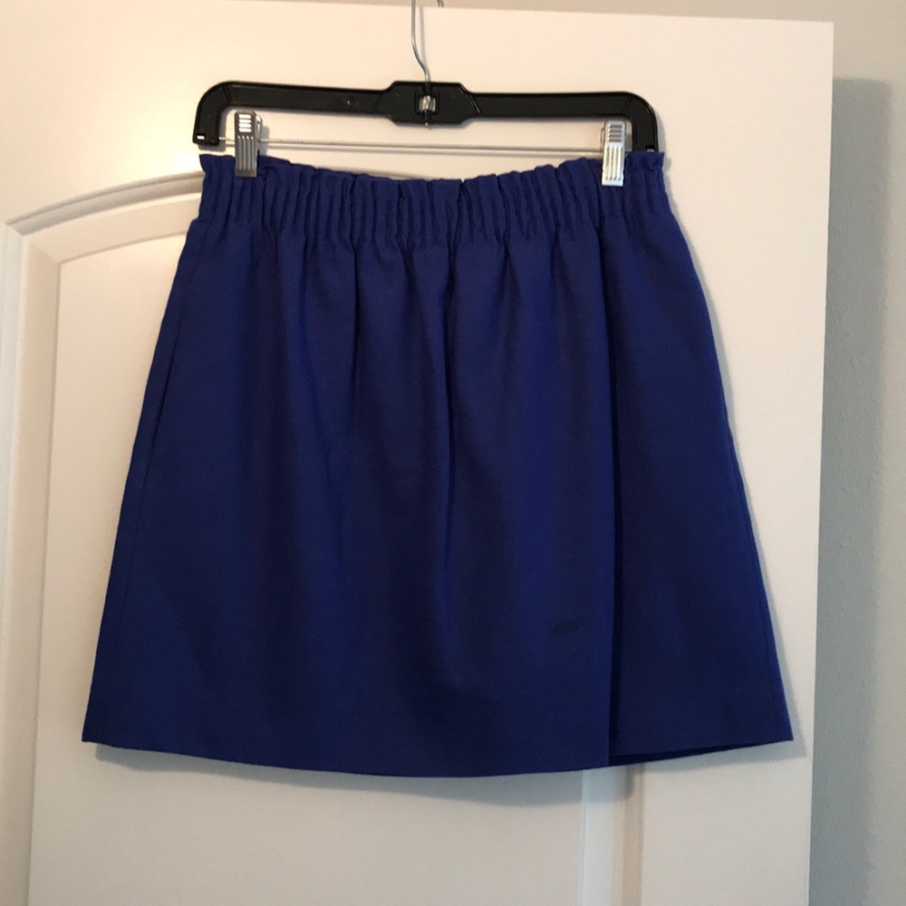 J.Crew purple A- line lined skirt.